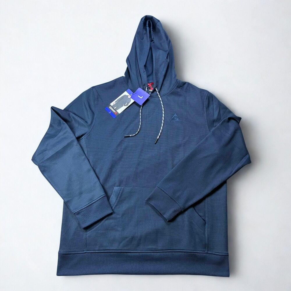 Gerry Performance Hoodie Mens L Navy Blue Stretch Pullover Sweatshirt NWT